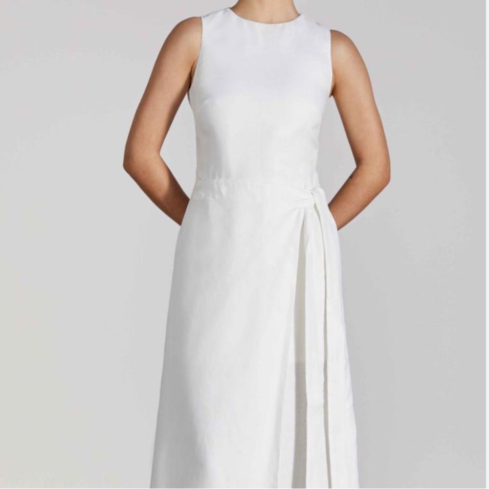 Bondi Born Delphi Wrap Long Dress - White